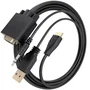 Aisens Cable Conversor SVGA + Audio a HDMI, 1.5m, Negro